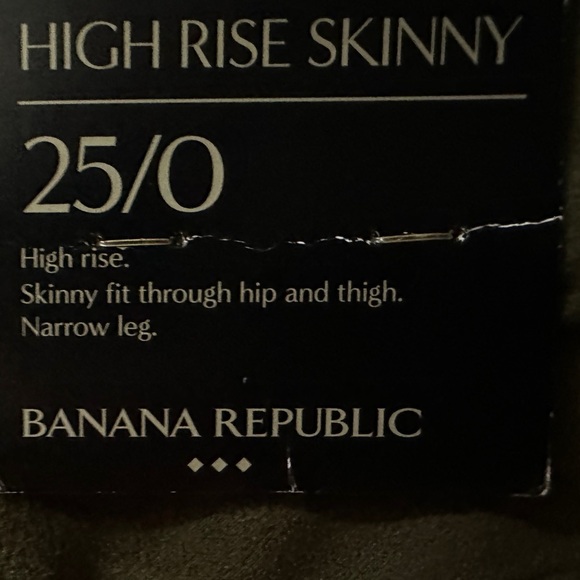 175 Banana Republic | NWT Women’s Olive Green High-Rise Skinny Pants (Size 25/0) - Picture 6 of 13